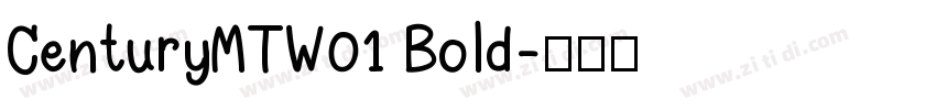 CenturyMTW01 Bold字体转换